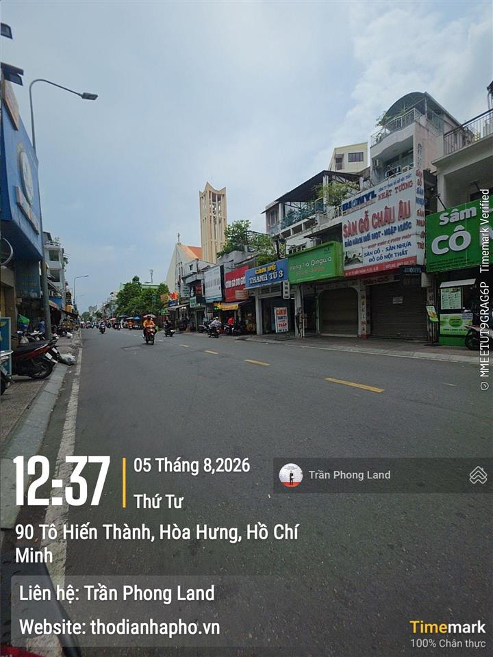 Chính chủ cho thuê nhà mặt tiền 88 tô hiến thành, p15, q10, 4x18m, trệt lửng 5 lầu tm, 0908 140 ***