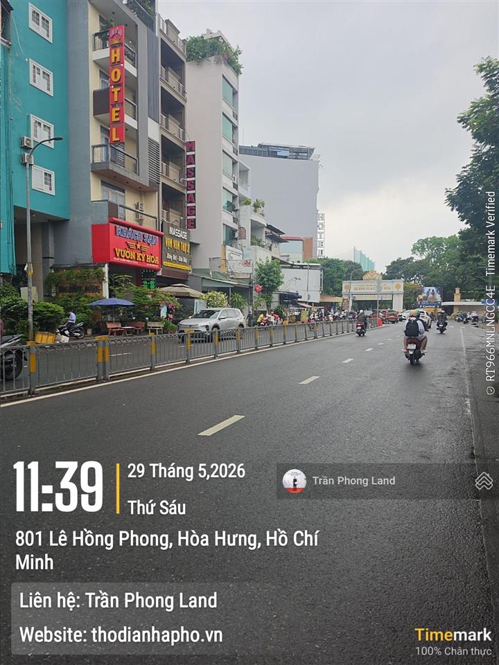 Chính chủ gửi cho thuê nhà mặt tiền 815 lê hồng phong, p12, q10, 4x24m, trệt 2 lầu, 0908 140 ***