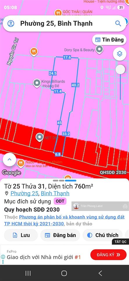 Chính chủ gửi bán nhà mặt tiền 77 ung văn khiêm, quận bình thạnh, 7(17.6)x65m, 618.9m2, 0938 140 ***