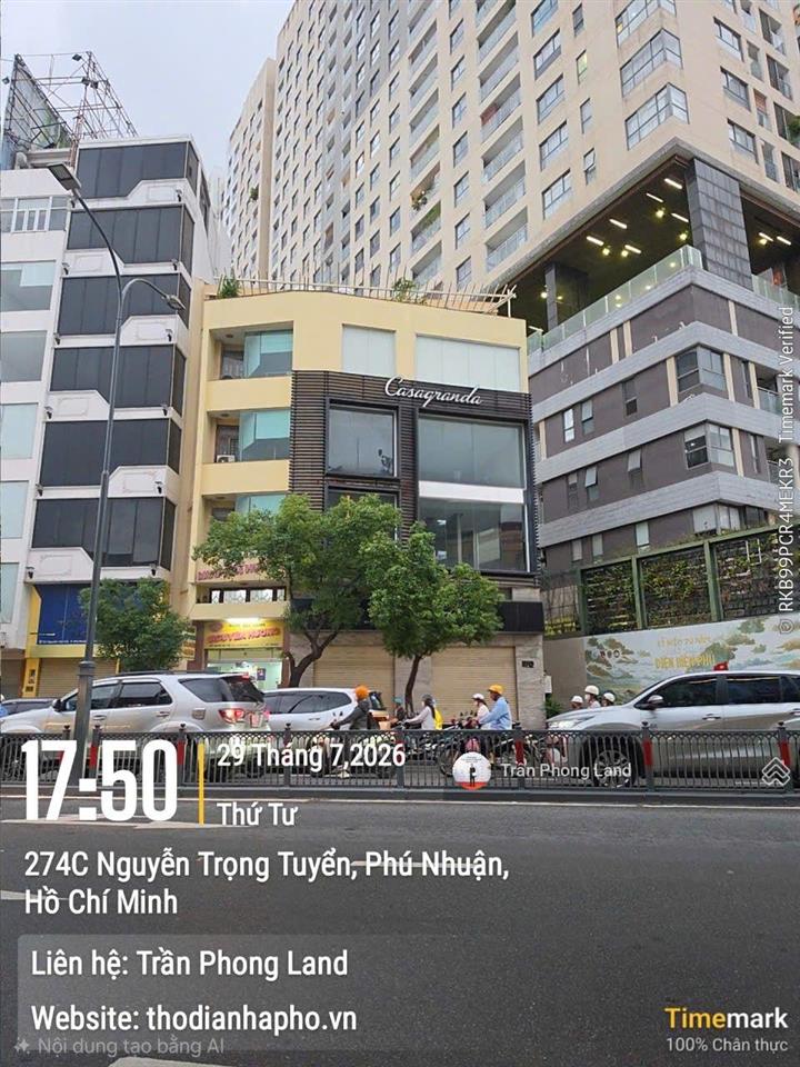 Chính chủ gửi cho thuê nhà góc 2 mặt tiền 152 nguyễn văn trỗi, p8, q. phú nhuận, 7x10m, 0908 140 ***