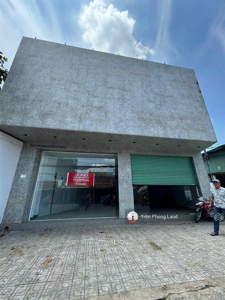 Chính chủ cho thuê nhà mặt tiền 262 phạm văn chiêu, p9, q. gò vấp, 9.83x30.6m, 270.7m2, 0908 140 ***