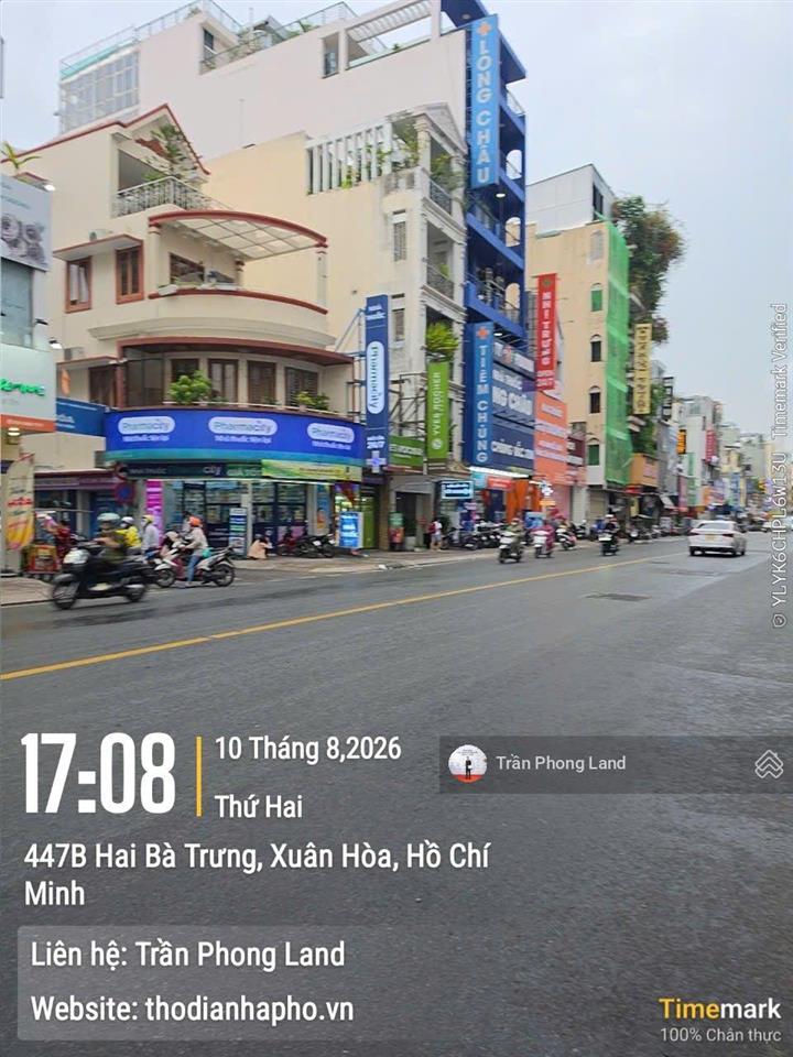 Chính chủ gửi cho thuê nhà mặt tiền 369 hai bà trưng, p. võ thị sáu, q3, 4(4.9)x20m, 0908 140 ***
