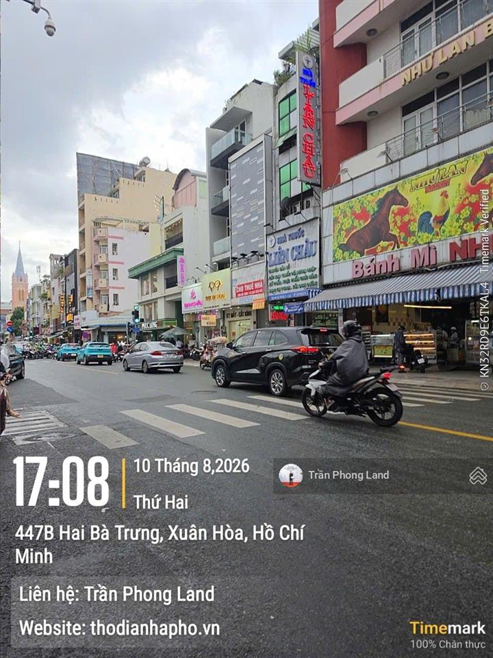 Chính chủ gửi cho thuê nhà mặt tiền 369 hai bà trưng, p. võ thị sáu, q3, 4(4.9)x20m, 0908 140 ***