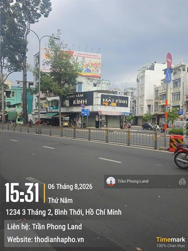 Chính chủ gửi cho thuê nhà góc 3 mặt tiền 1335 ba tháng hai, q11, 10x7m, trệt + lầu, 0908 140 ***
