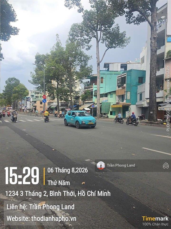 Chính chủ gửi cho thuê nhà góc 3 mặt tiền 1335 ba tháng hai, q11, 10x7m, trệt + lầu, 0908 140 ***