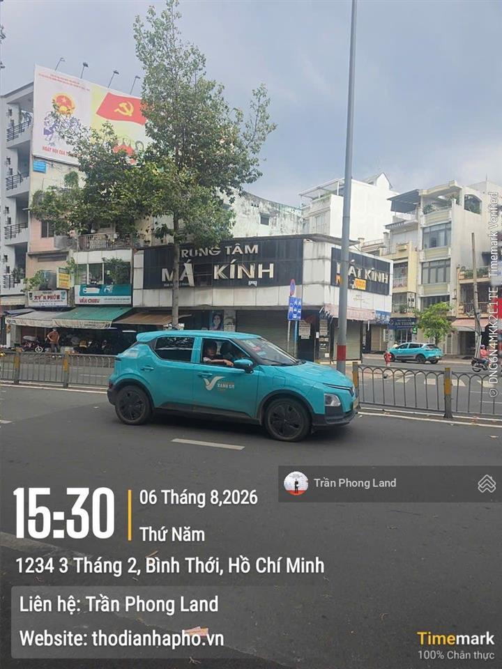 Chính chủ gửi cho thuê nhà góc 3 mặt tiền 1335 ba tháng hai, q11, 10x7m, trệt + lầu, 0908 140 ***