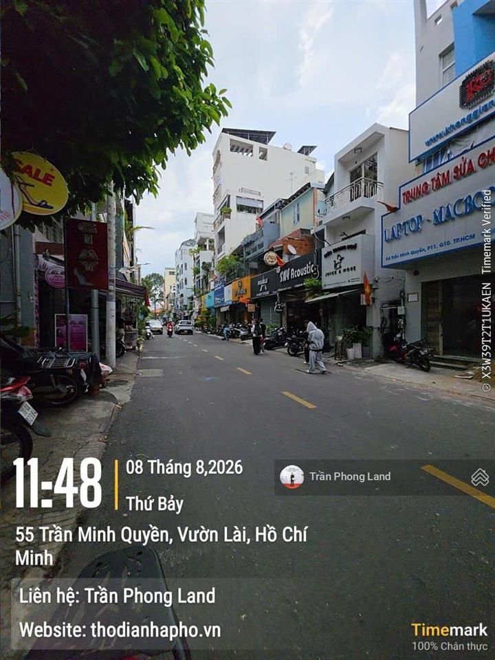 Chính chủ gửi cho thuê nhà mặt tiền 52 trần minh quyền, p11, q10, 4.5x15m, trệt 3 lầu, 0908 140 ***