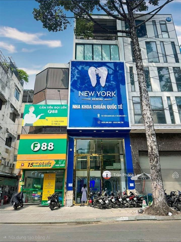 Chính chủ cho thuê nhà mặt tiền 152 trần quang khải, q1, 5.5x17m, trệt lửng 4 lầu st, 0908 140 ***