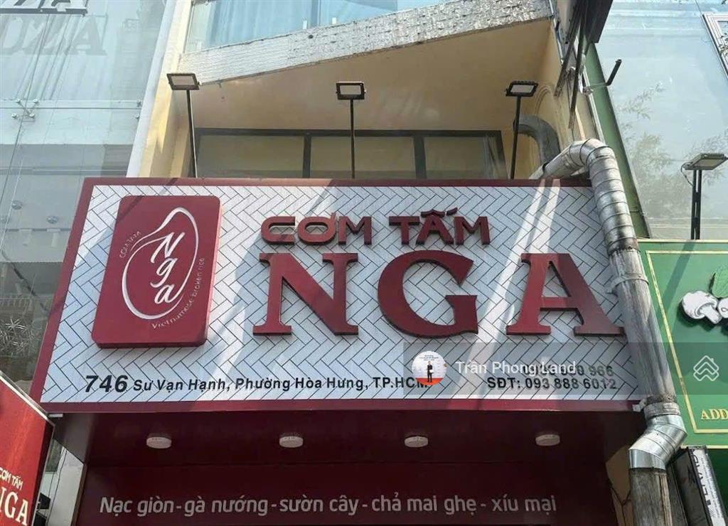 Chính chủ gửi bán nhà mặt tiền 746 sư vạn hạnh, p12, q10, 4x16.65m, 66.6m2, trệt 3 lầu, 0938 140 ***