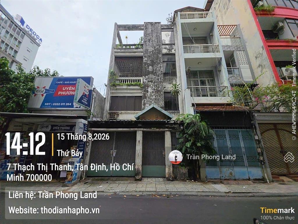 Chính chủ gửi bán nhà mặt tiền  thạch thị thanh, q1, 16.8x20m, 334.37m2, 0938 140 ***