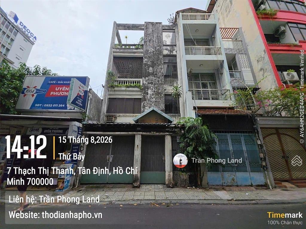 Chính chủ gửi bán nhà mặt tiền  thạch thị thanh, q1, 16.8x20m, 334.37m2, 0938 140 ***