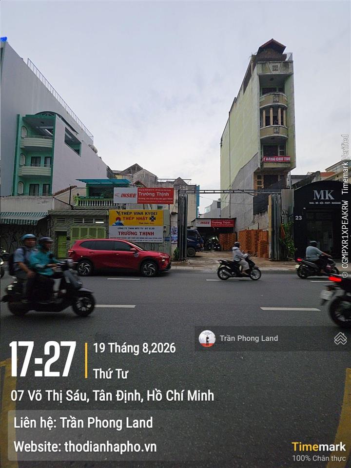Chính chủ gửi cho thuê đất mặt tiền 171921 võ thị sáu, p. đakao, q1, 13.5x25m, 0908 140 ***