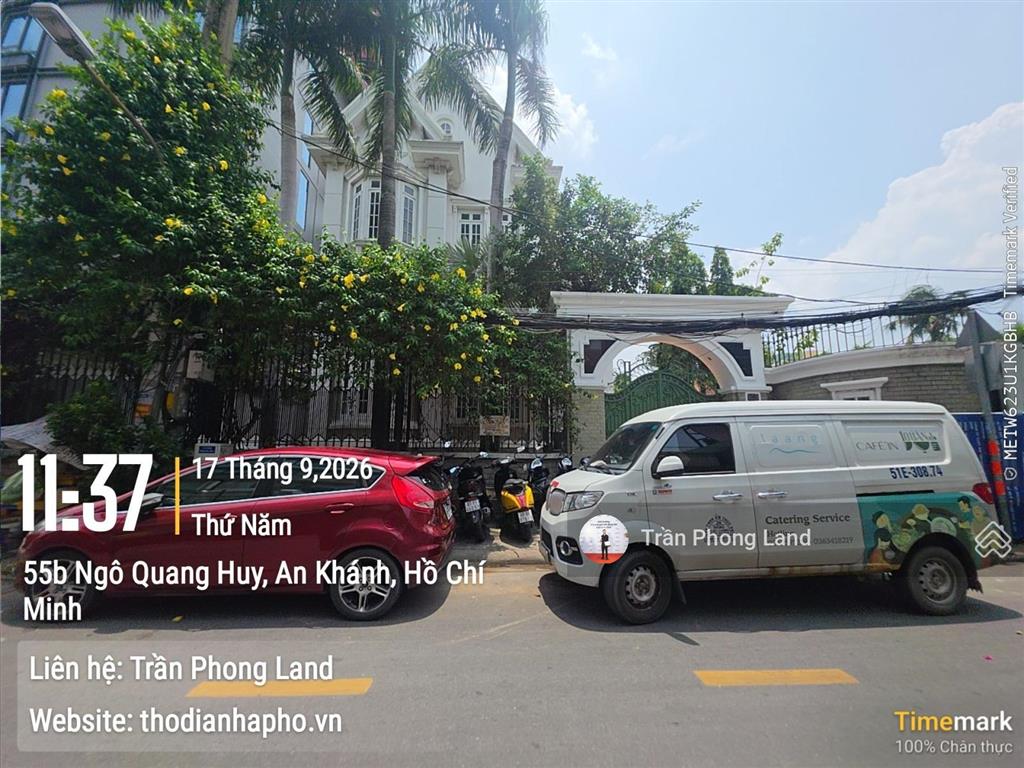 Chính chủ gửi cho thuê nhà mặt tiền 56 ngô quang huy, p. thảo điền, q2, 16.2x40m, 0908 140 ***