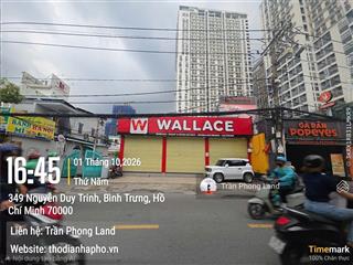 Chính chủ gửi cho thuê nhà mặt tiền 355 nguyễn duy trinh, p. bình trưng tây, q2, 12x12m, 0908 140 ***