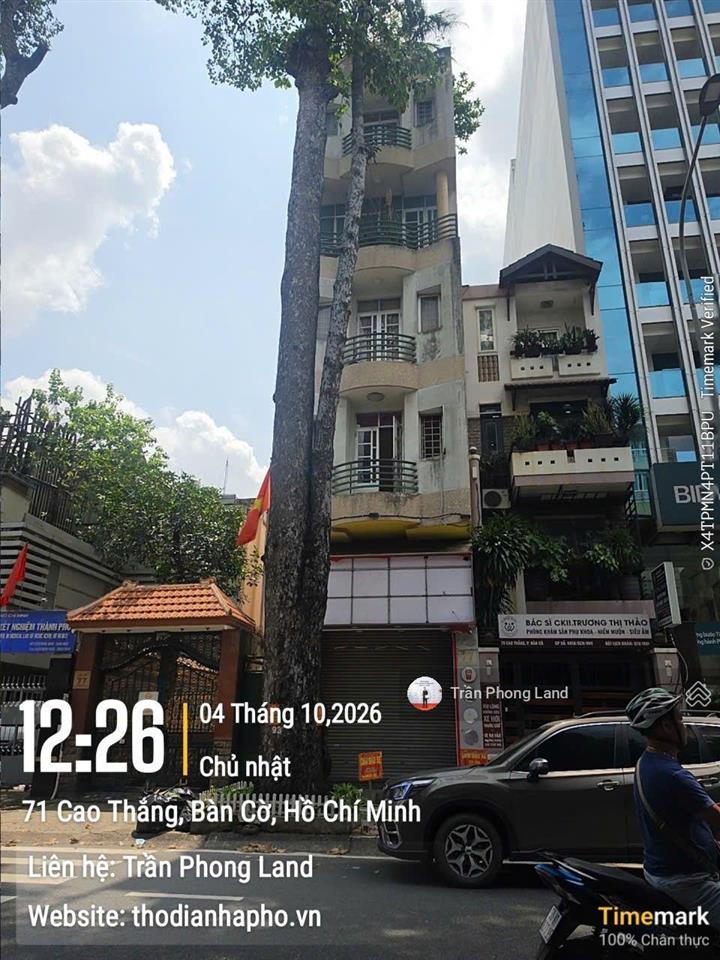 Chính chủ gửi cho thuê nhà mặt tiền 77 cao thắng, p3, q3, 5.5x12.5m, trệt lửng 4 lầu, 0908 140 ***
