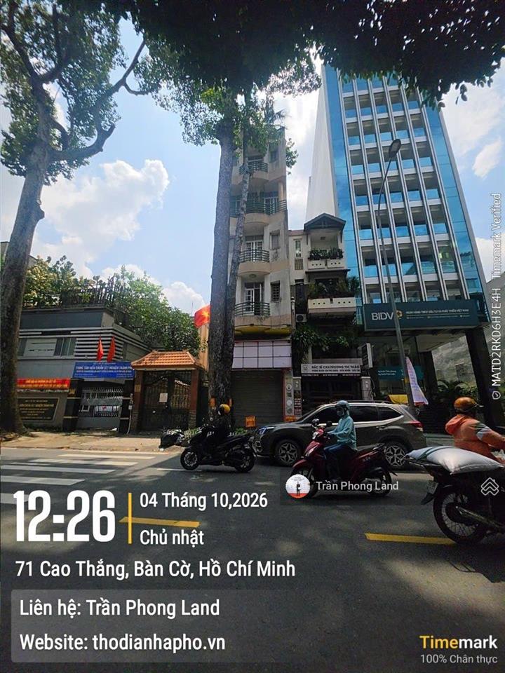 Chính chủ gửi cho thuê nhà mặt tiền 77 cao thắng, p3, q3, 5.5x12.5m, trệt lửng 4 lầu, 0908 140 ***