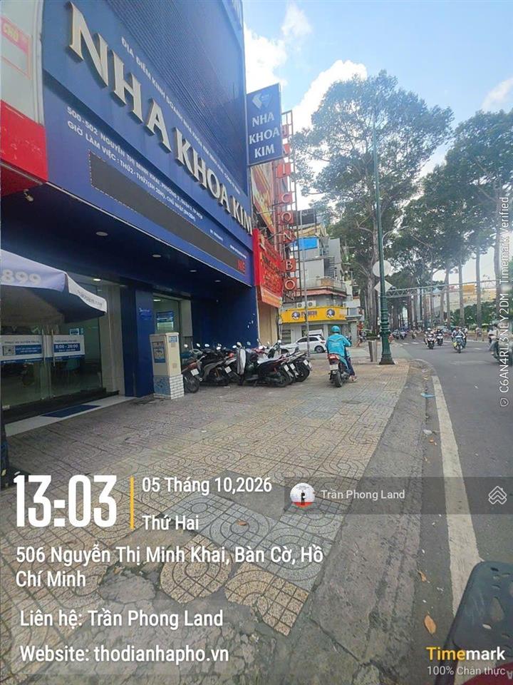 Chính chủ gửi cho thuê nhà mặt tiền 504 nguyễn thị minh khai, q3, 3.6x16m, trệt + lầu, 0908 140 ***