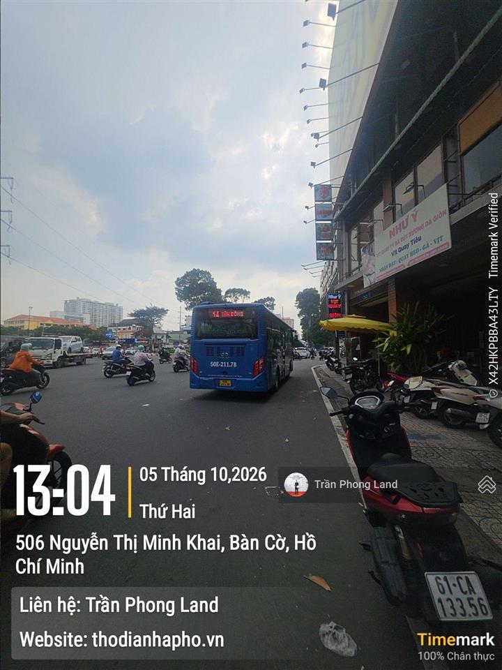 Chính chủ gửi cho thuê nhà mặt tiền 510 nguyễn thị minh khai, p2, q3, 6x13m, trệt 3 lầu, 0908 140 ***