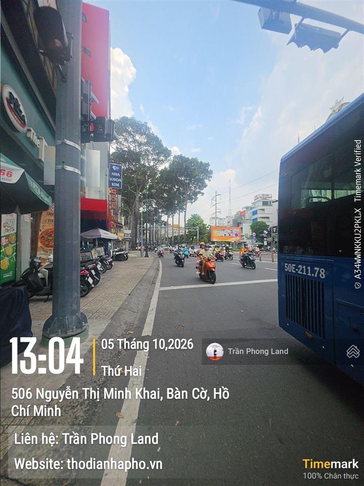 Chính chủ gửi cho thuê nhà mặt tiền 510 nguyễn thị minh khai, p2, q3, 6x13m, trệt 3 lầu, 0908 140 ***