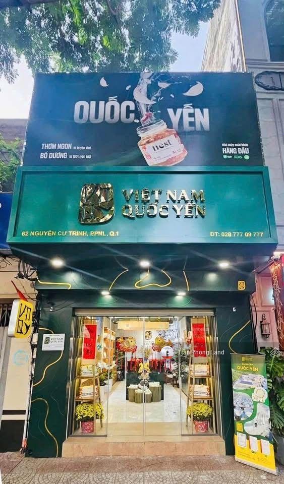 Chính chủ gửi cho thuê nhà mặt tiền 62 nguyễn cư trinh, q1, 4.3x16m, trệt 2 lầu, 0908 140 ***