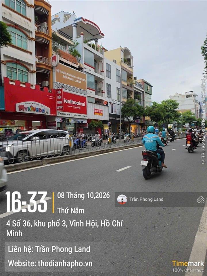 Chính chủ gửi cho thuê nhà mặt tiền 185 khánh hội, p3, q4, 6x15m, trệt 2 lầu st, 0908 140 ***
