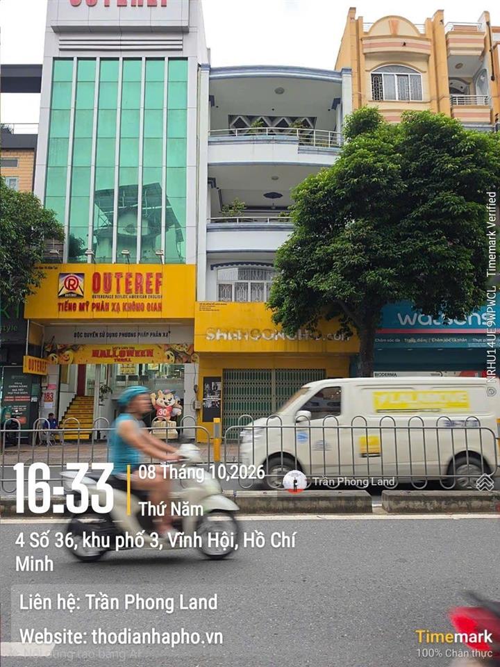 Chính chủ gửi cho thuê nhà mặt tiền 185 khánh hội, p3, q4, 6x15m, trệt 2 lầu st, 0908 140 ***