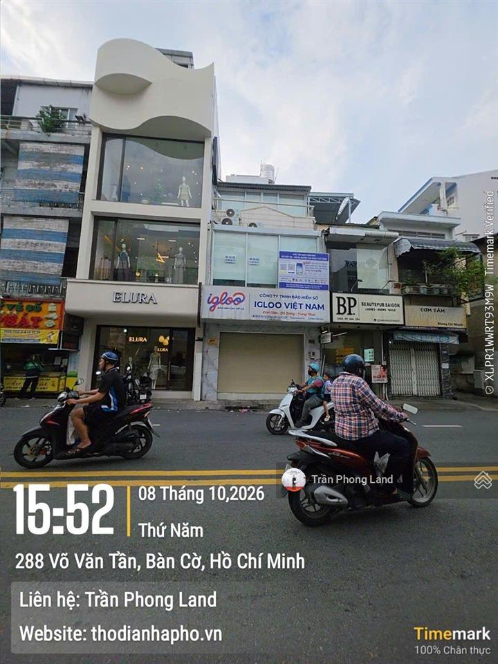 Chính chủ gửi cho thuê nhà mặt tiền 262 võ văn tần, p5, q3, 5x6m, trệt 2 lầu, giá 35tr, 0908 140 ***