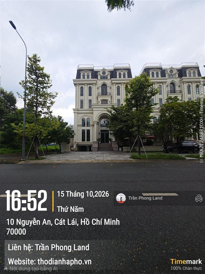Chính chủ cho thuê nhà mặt tiền 12 nguyễn an, p. thạnh mỹ lợi, q2, 16x20m, hầm 5 lầu, 0908 140 ***