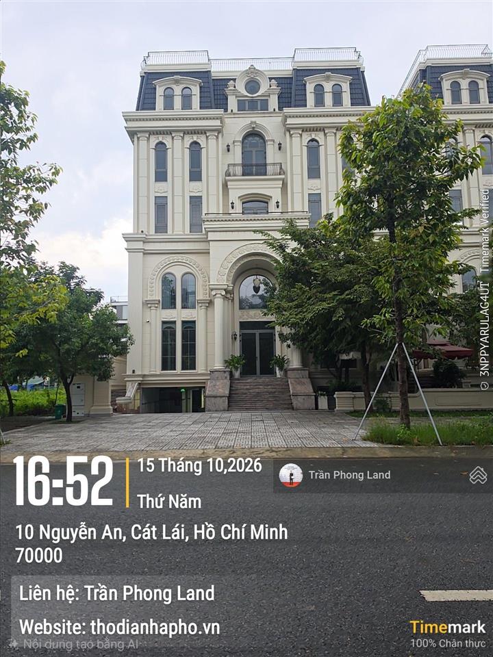 Chính chủ cho thuê nhà mặt tiền 12 nguyễn an, p. thạnh mỹ lợi, q2, 16x20m, hầm 5 lầu, 0908 140 ***
