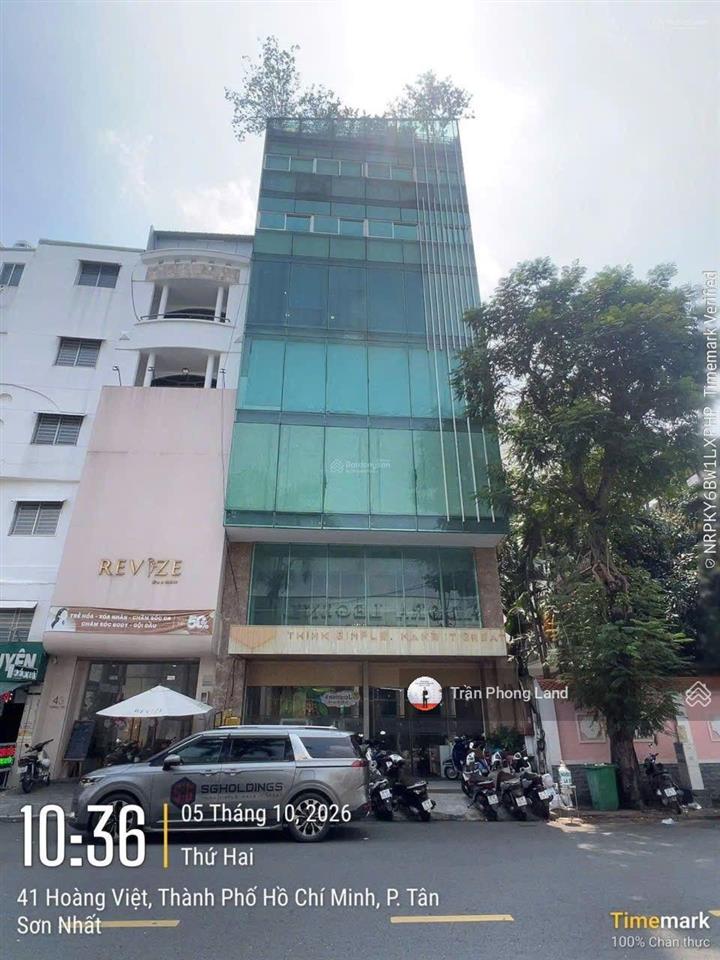 Chính chủ gửi cho thuê nhà mặt tiền 45 hoàng việt, p4, q. tân bình, 8x20m, trệt 5 lầu, 0908 140 ***