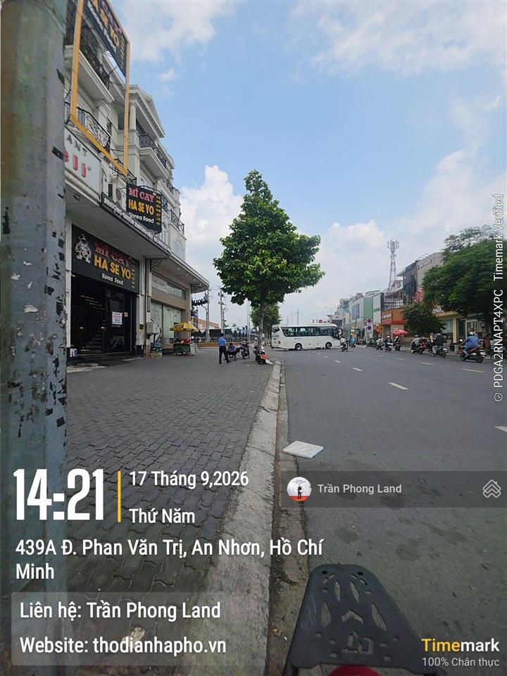 Chính chủ cho thuê nhà mặt tiền 366a4 phan văn trị, quận gò vấp, 6x21m, trệt lửng 3 lầu, 0908 140 ***