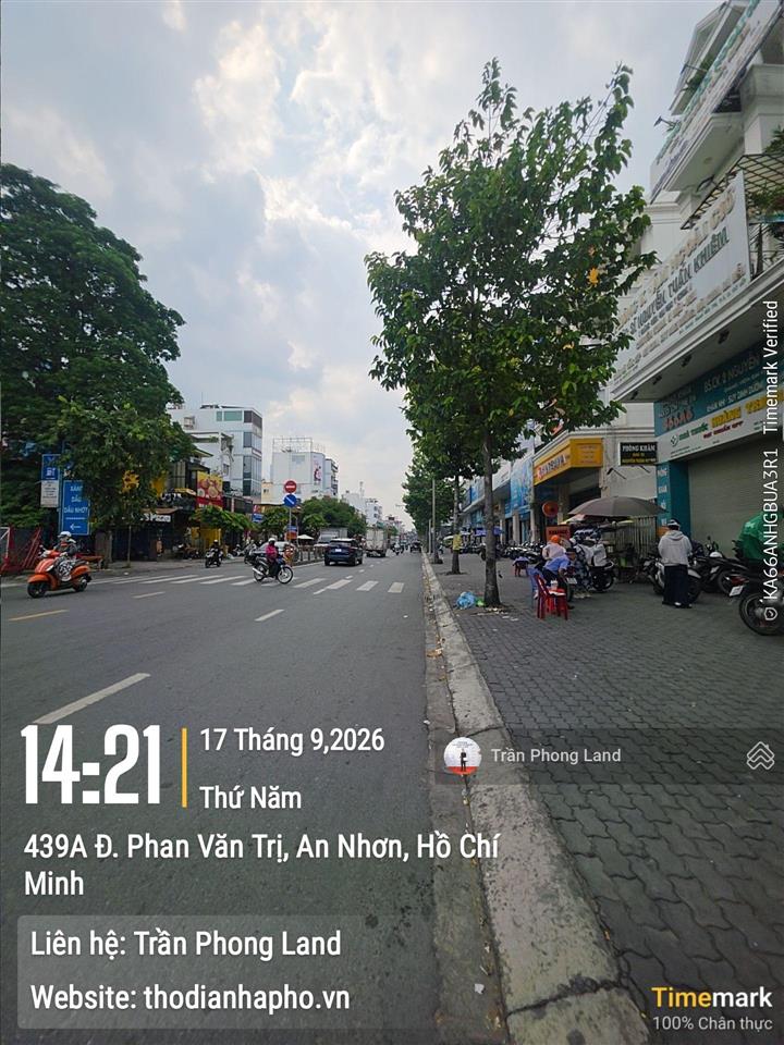 Chính chủ cho thuê nhà mặt tiền 366a4 phan văn trị, quận gò vấp, 6x21m, trệt lửng 3 lầu, 0908 140 ***