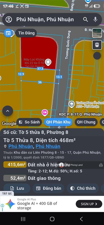 Chính chủ gửi cho thuê nhà mặt tiền số 2 trương quốc dung, p8, q. phú nhuận, 13x36m, 0908 140 ***