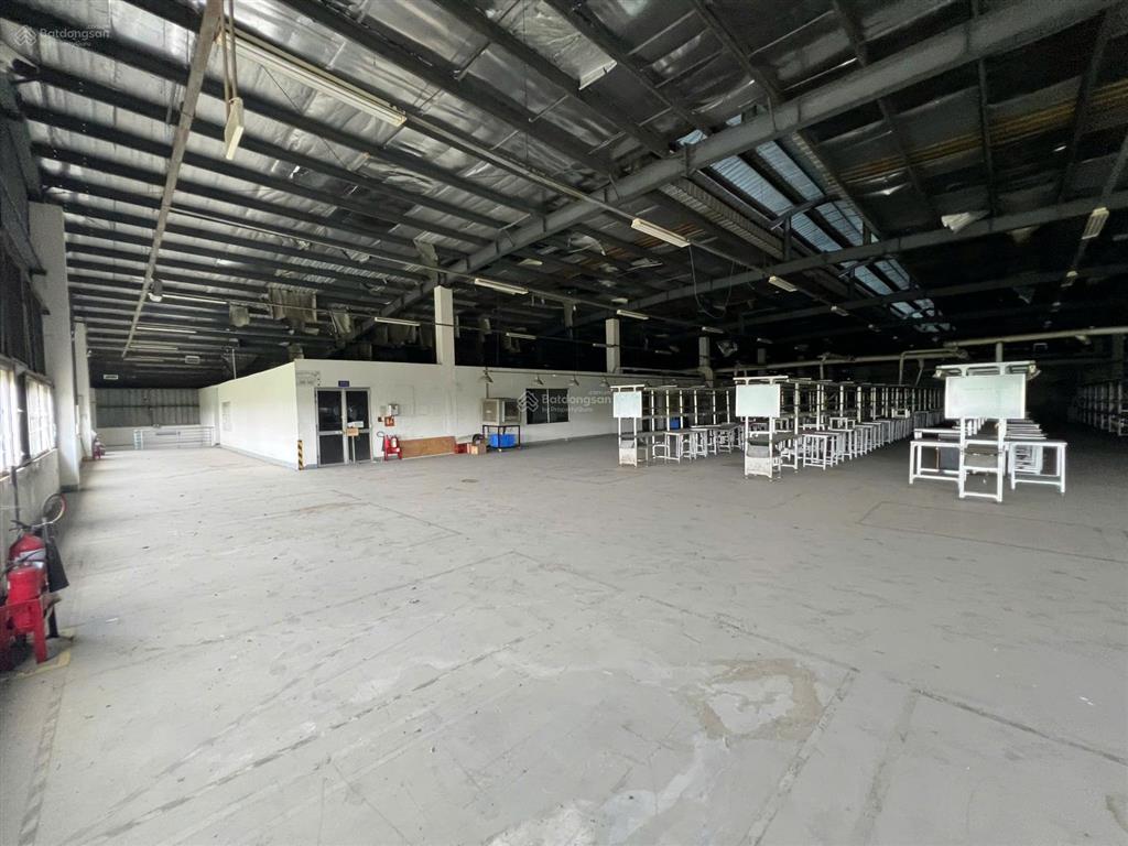 Xưởng cho thuê tân uyên 5.600m², nền chịu tải 750kg/m², thang máy 3.5 tấn