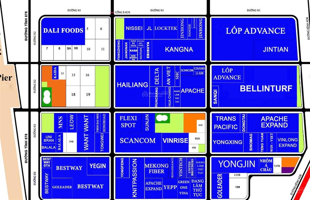 Đất khu công nghiệp tiền giang diện tích lớn.  0978 627 ***