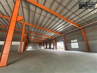Bán xưởng mặt tiền đh 409, vĩnh tân, tân uyên 7.400m2, đang cho thuê 345 triệu/tháng