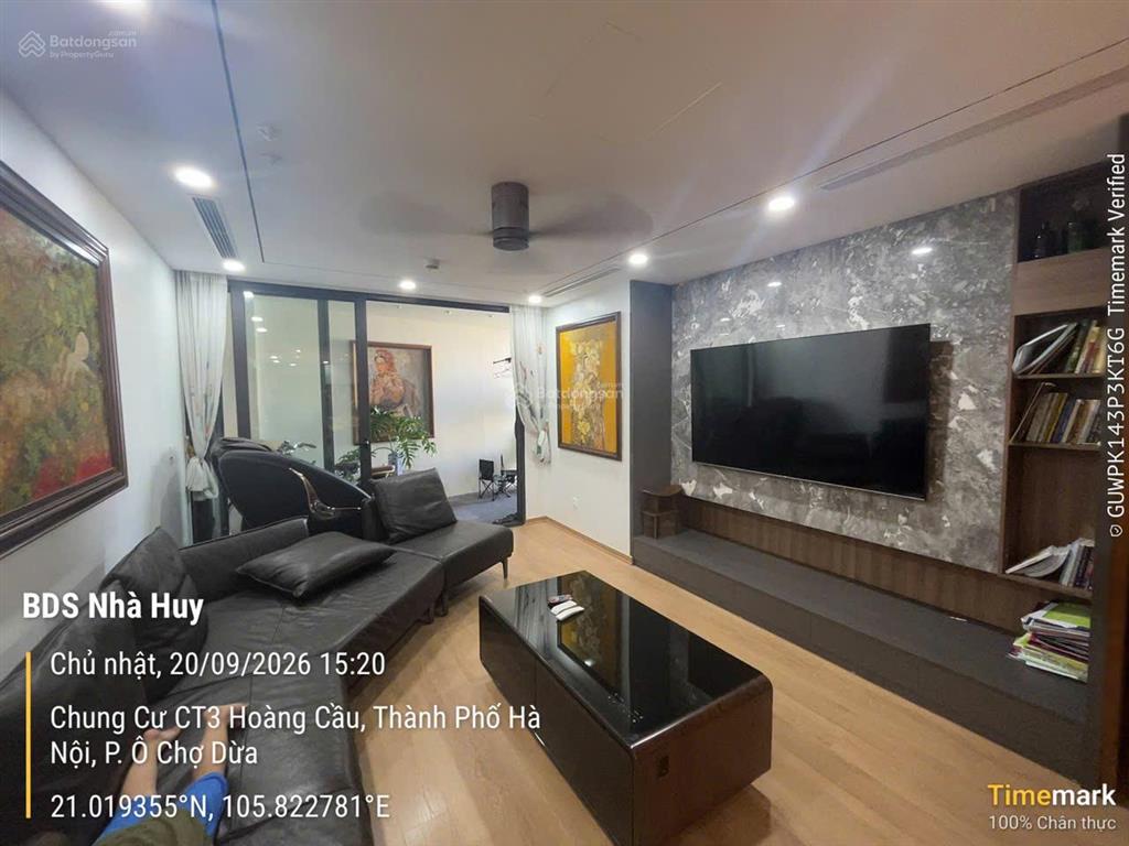 Cho thuê căn hộ tân hoàng minh 36 hoàng cầu, 151m2, 4 phòng ngủ, full đồ,  0911 400 ***