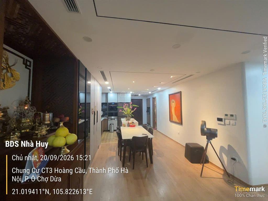 Cho thuê căn hộ tân hoàng minh 36 hoàng cầu, 151m2, 4 phòng ngủ, full đồ,  0911 400 ***