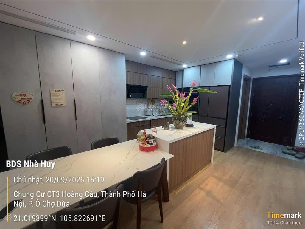 Cho thuê căn hộ tân hoàng minh 36 hoàng cầu, 151m2, 4 phòng ngủ, full đồ,  0911 400 ***