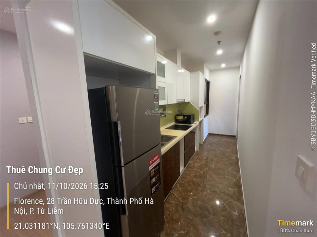 Cho thuê căn hộ 2 phòng ngủ đủ đồ tại florence mỹ đình, vào ngay