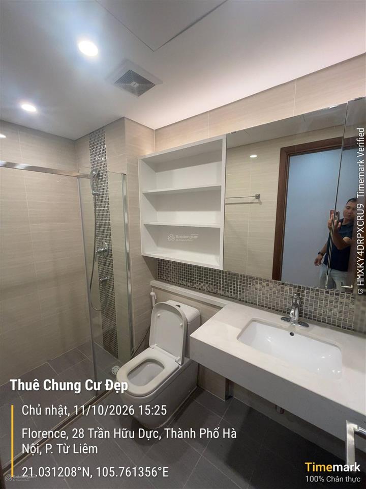 Cho thuê căn hộ 2 phòng ngủ đủ đồ tại florence mỹ đình, vào ngay
