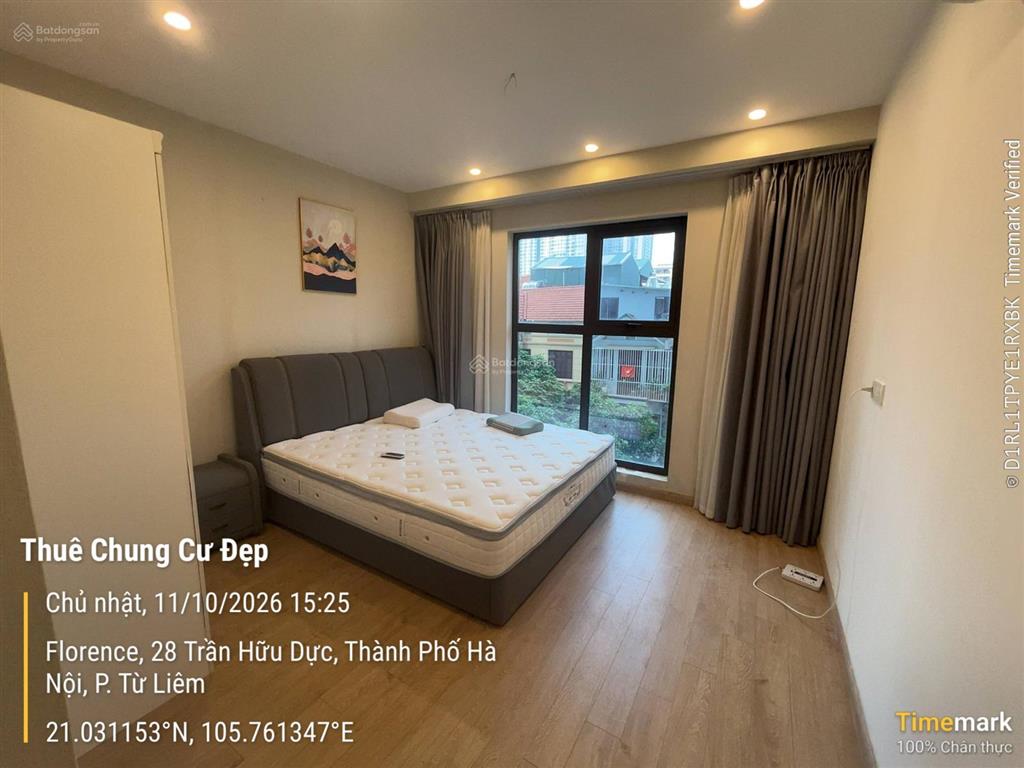 Cho thuê căn hộ 2 phòng ngủ đủ đồ tại florence mỹ đình, vào ngay