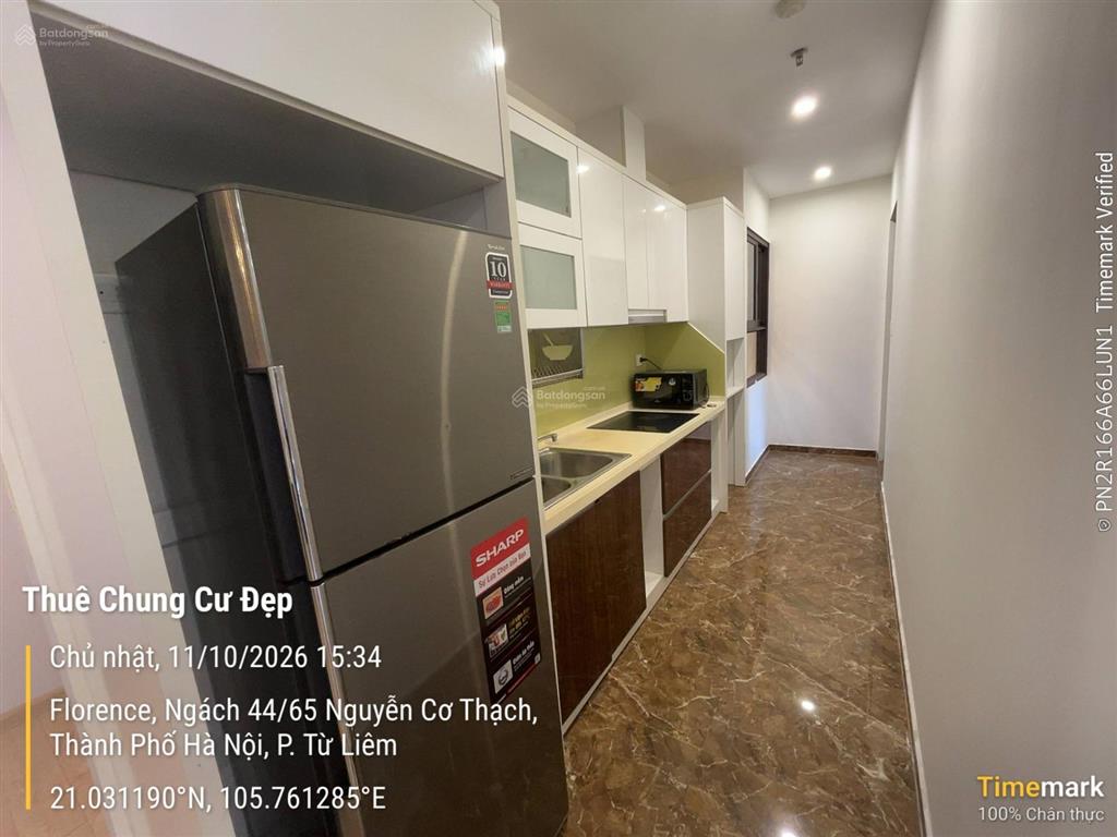 Cho thuê căn hộ 2 phòng ngủ đủ đồ tại florence mỹ đình, vào ngay