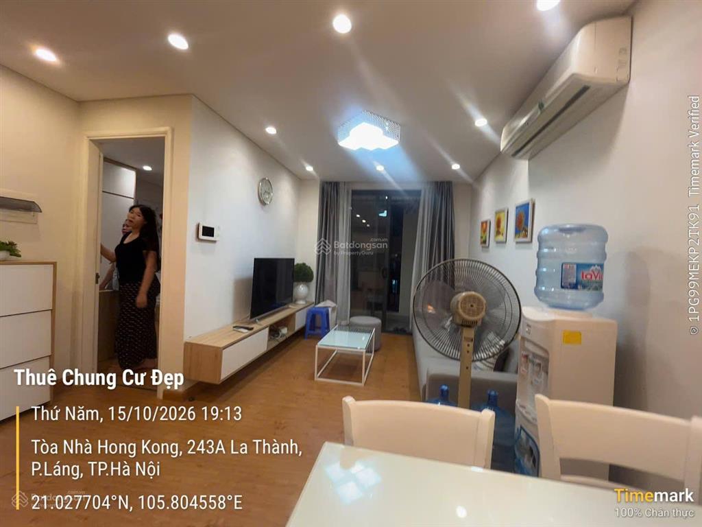 Cho thuê căn hộ 1pn, đủ đồ 14 tr/th tại hong kong tower, vào ở ngay,  0911 400 ***