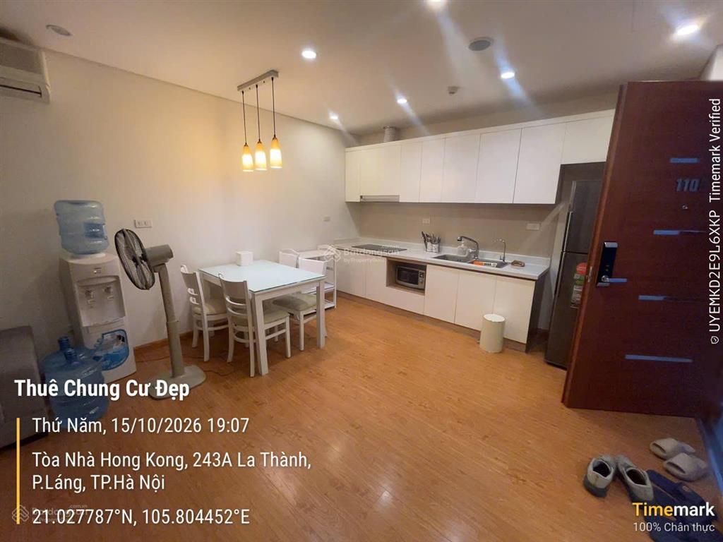 Cho thuê căn hộ 1pn, đủ đồ 14 tr/th tại hong kong tower, vào ở ngay,  0911 400 ***