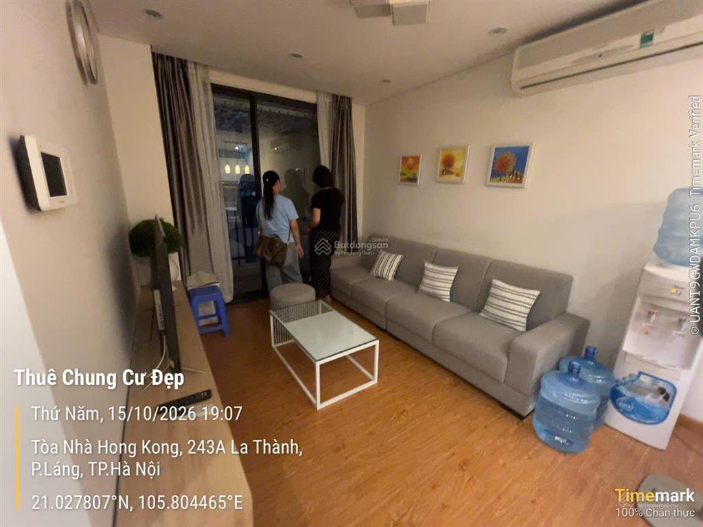 Cho thuê căn hộ 1pn, đủ đồ 14 tr/th tại hong kong tower, vào ở ngay,  0911 400 ***