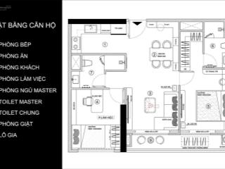 Bán căn hộ the beverly solari tòa bs9 2pn+ tầng 18 view đẹp  69,3m2 view nội khu và ngoại khu