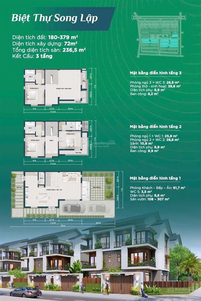 Mở bán centa riverside quỹ căn biệt thự cuối cùng giáp hà nội cách hồ gươm 15km. giá chỉ từ 75tr/m2