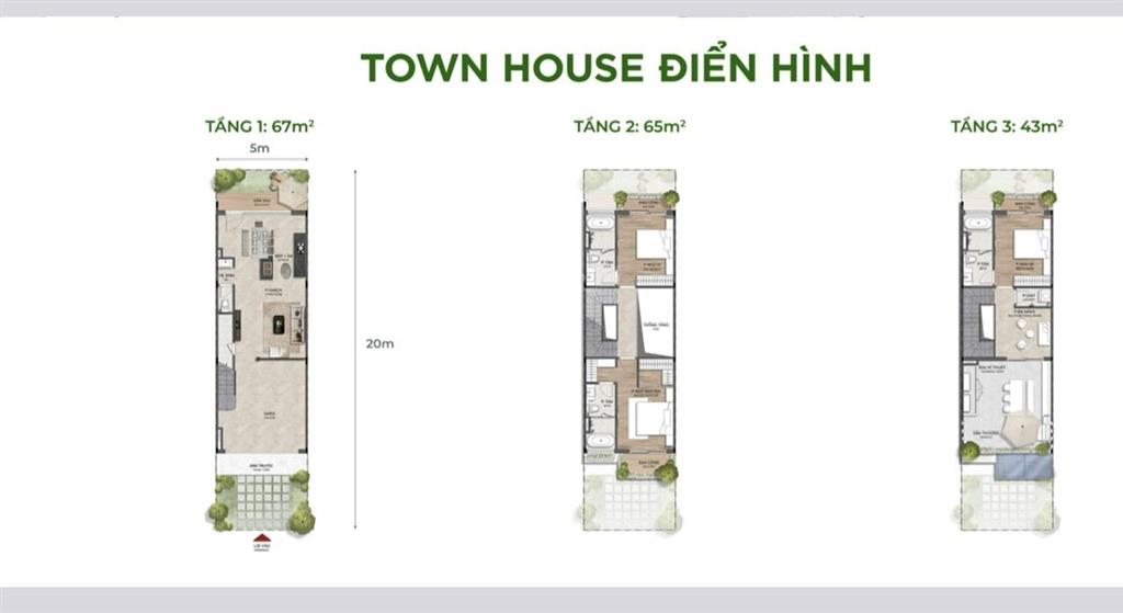Bán nhà phố eco retreat 90m2, quý 4/2026 nhận nhà