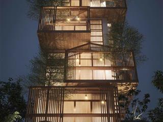 40p chdv  hdt 200tr/tháng  bán nhà mặt tiền khu bàu cát đôi  8x30m  hầm 6 tầng  giá 42 tỷ